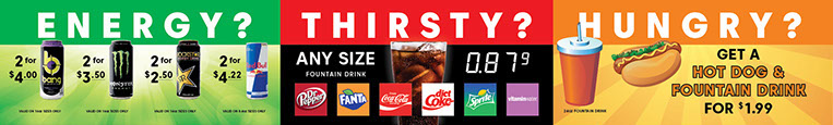 colorful display ads to sell products