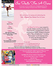 event flyer ad for cancer cure